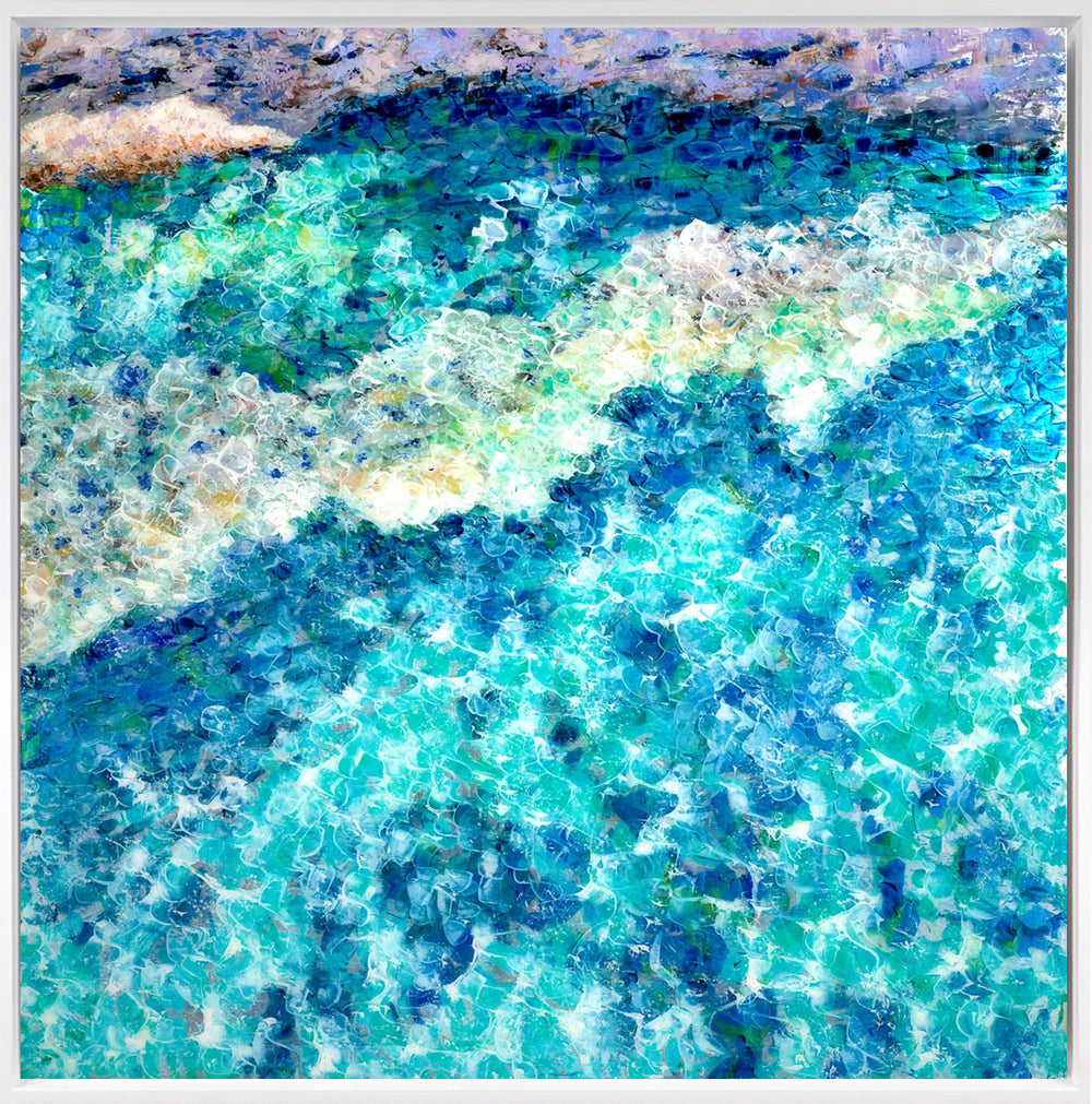 Shining Blueish Yellow Rocks