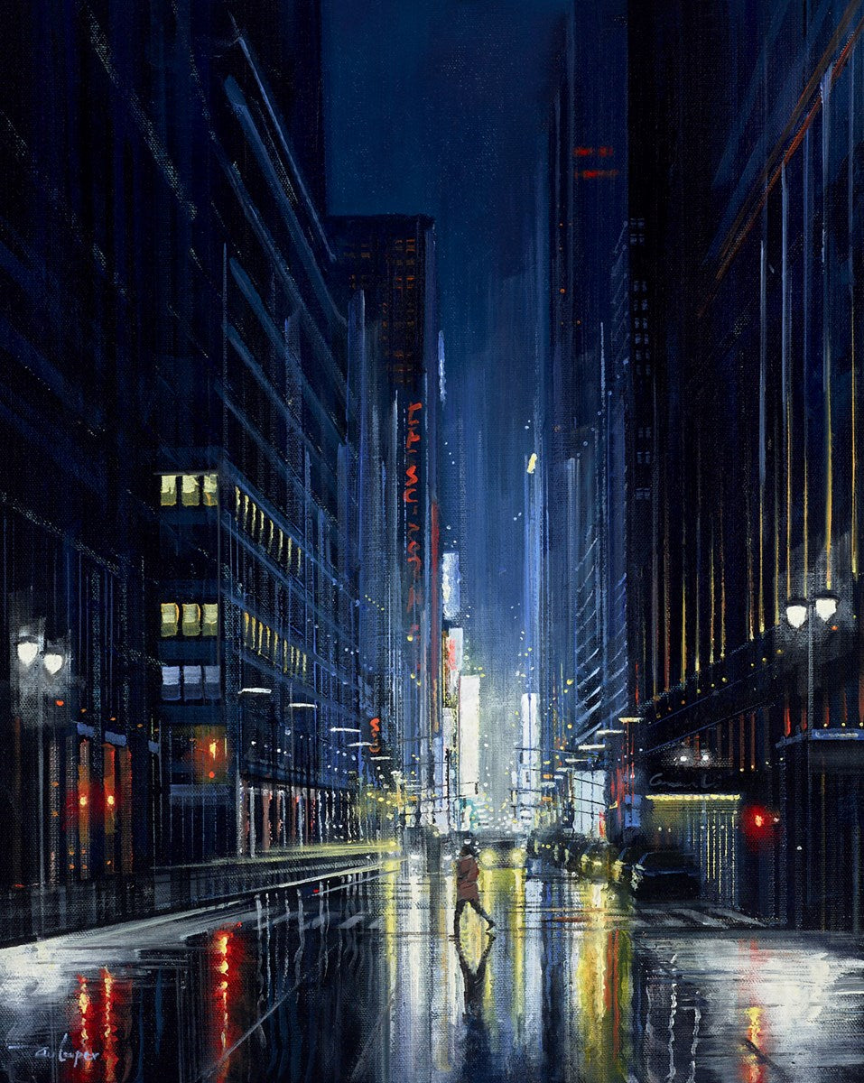 レオナルド・ウェーバー 水彩画 ニューヨーク レオナルド・ウェーバー