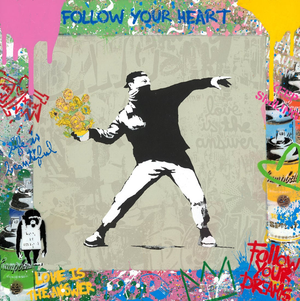 Banksy Flower Thrower