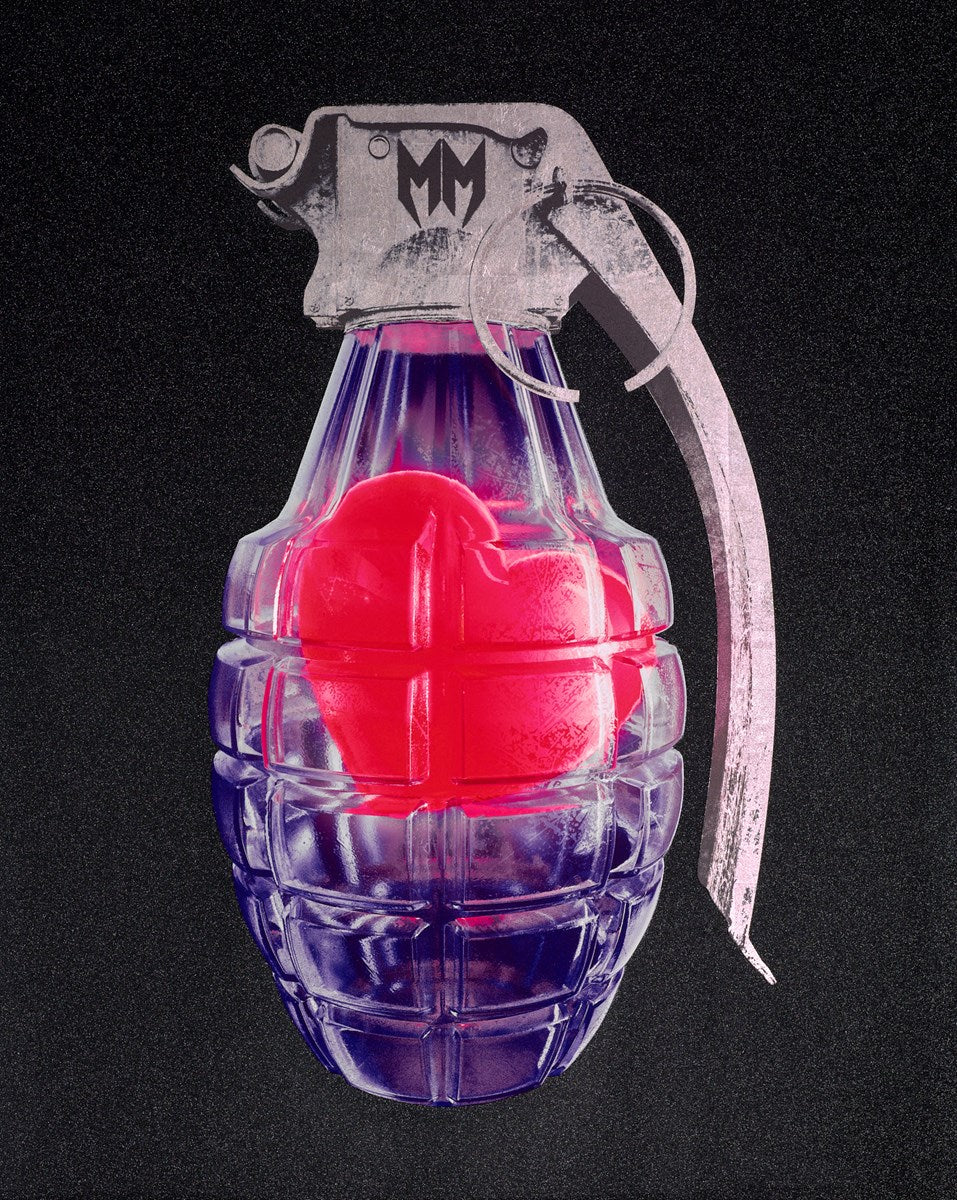 Love Grenade - Purple Red | Maxim – Clarendon Fine Art