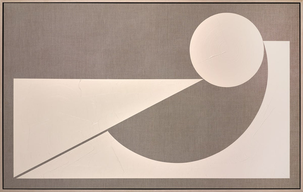 Linen Geometric Cream I