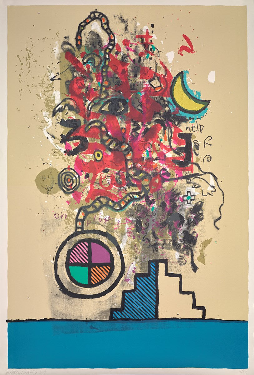 道楽 ウィリアム マジックアート Magic Circles | Alan Davie - Clarendon Fine Art