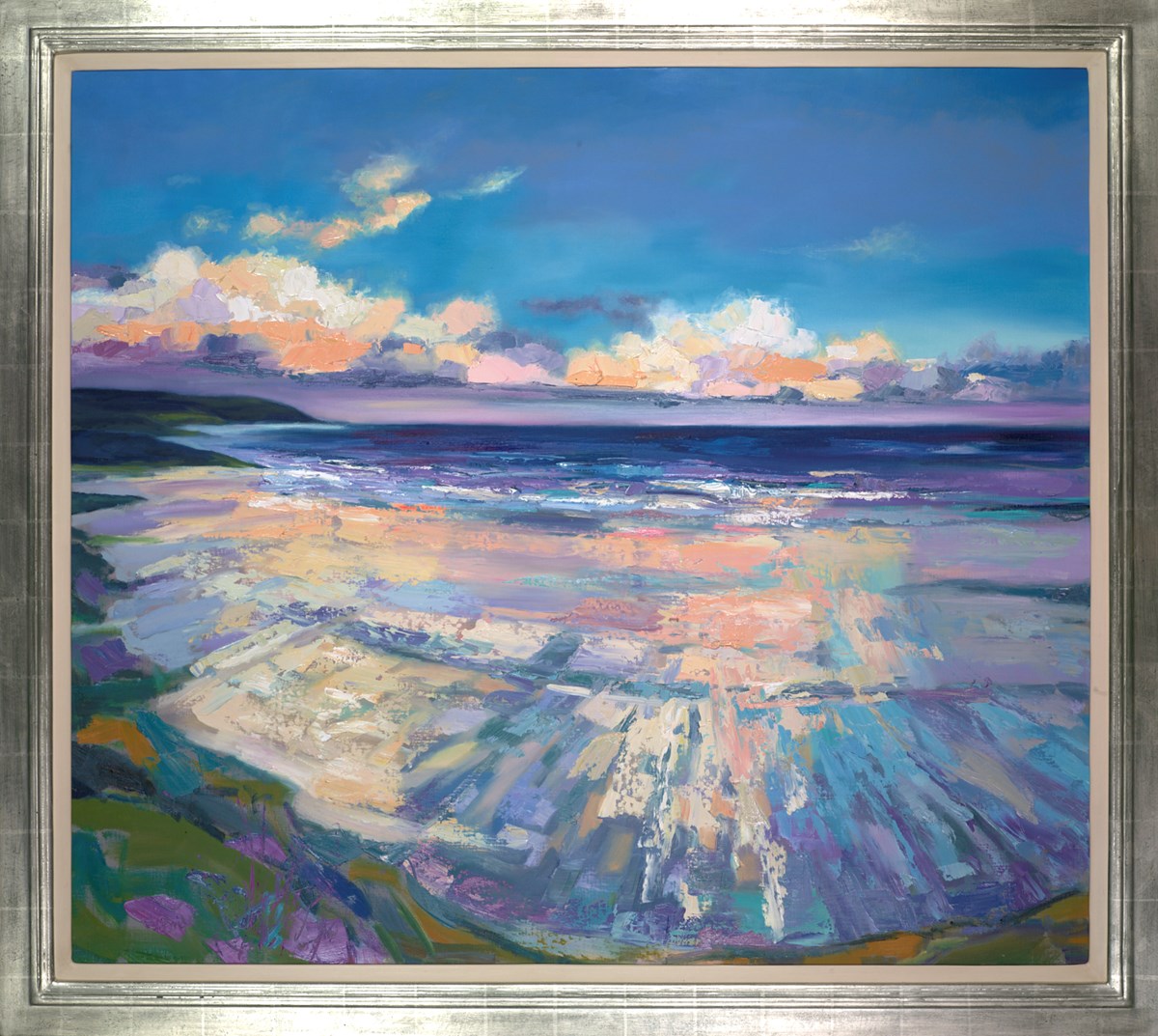 Pearlescent Light, Port Eynon | Judith Bridgland – Clarendon Fine Art