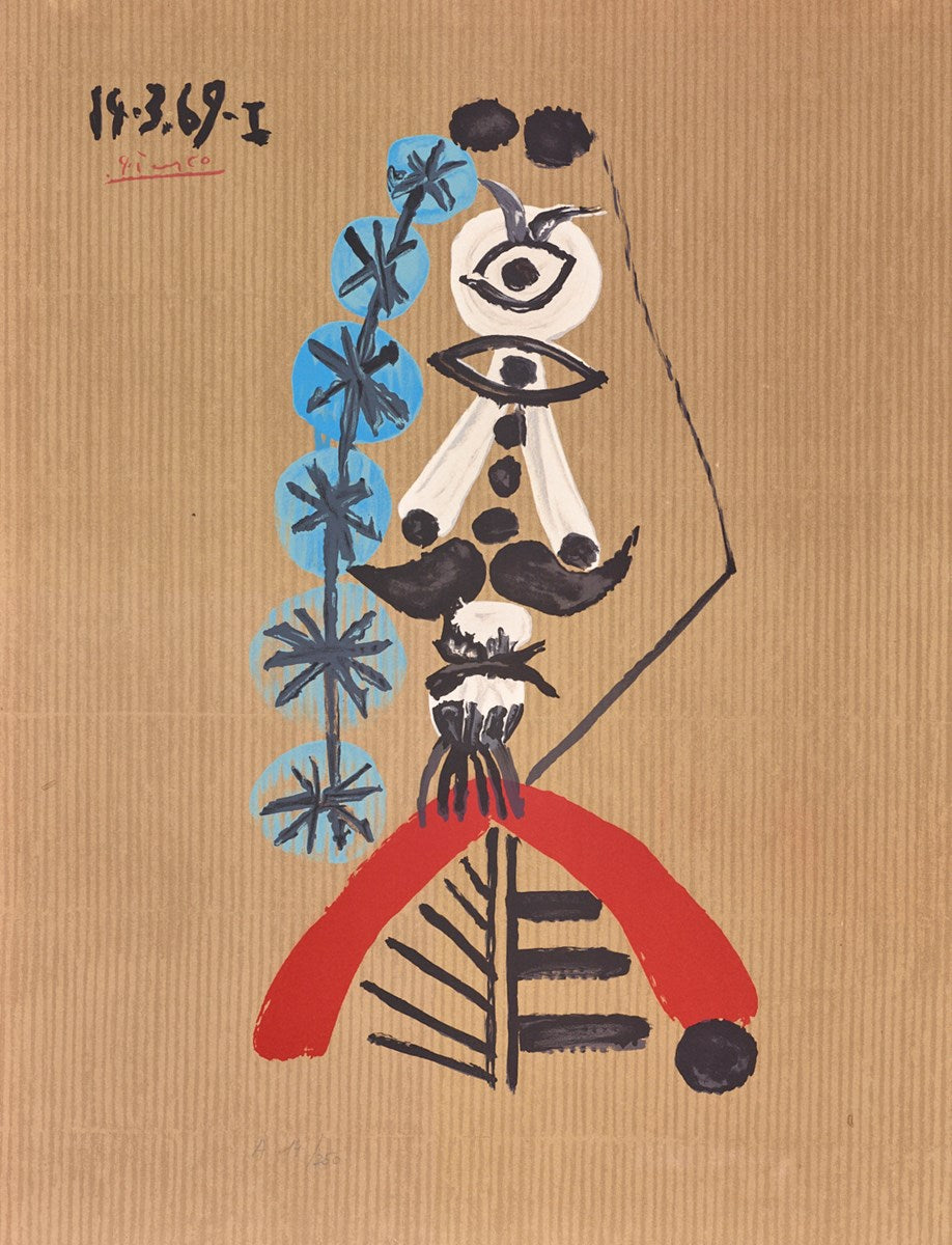 Portraits Imaginaire 19.3.69 I | Pablo Picasso - Clarendon Fine Art