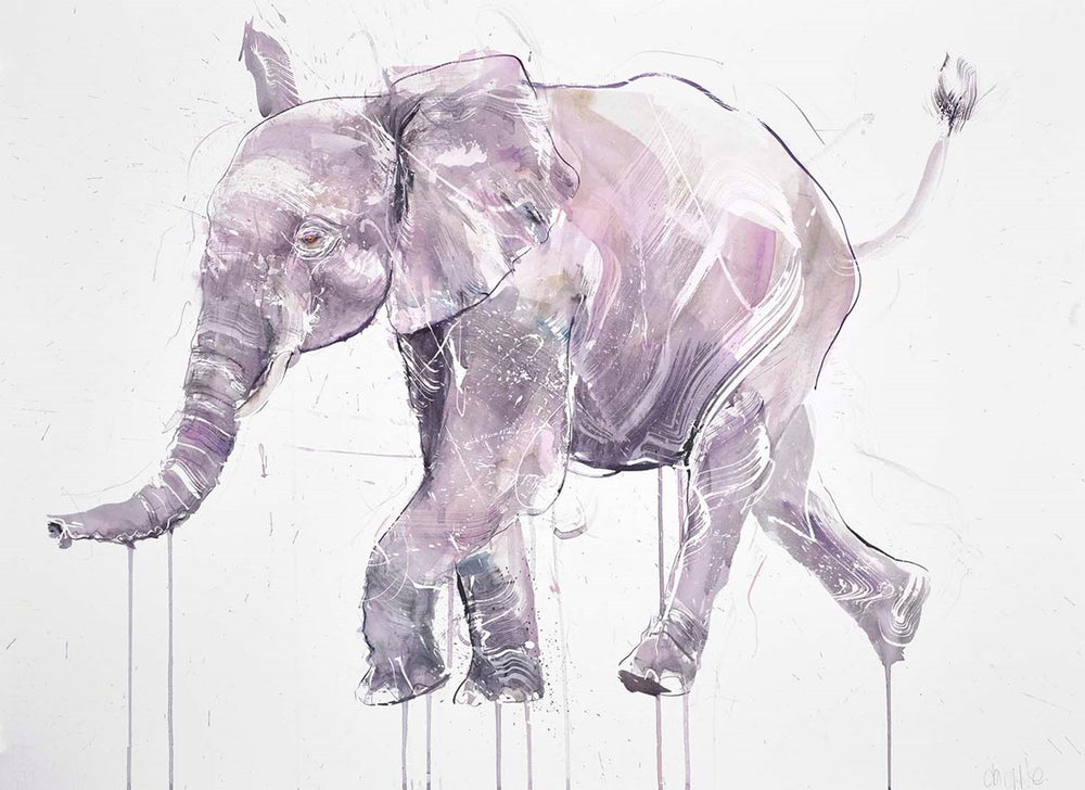 Running Elephant III