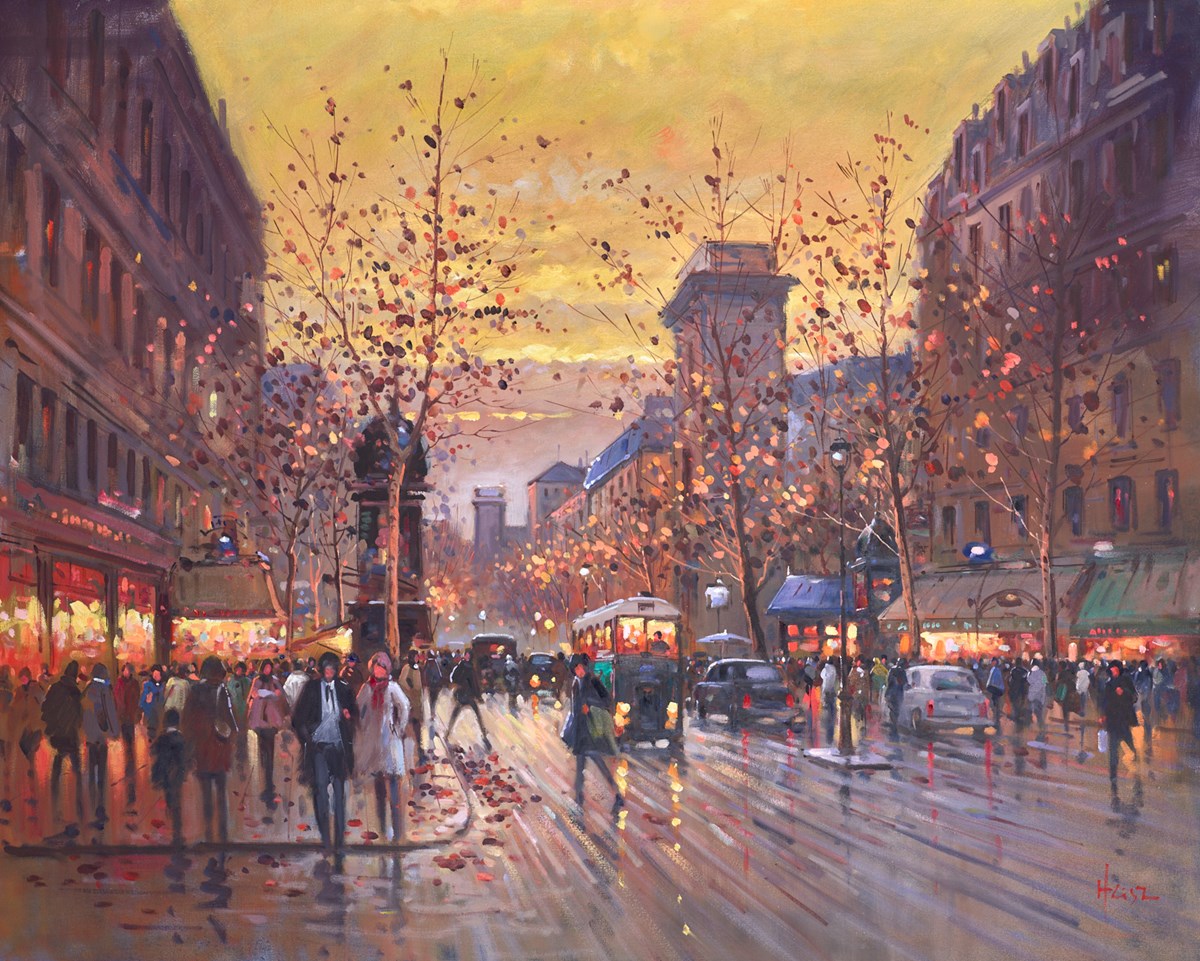 アート・デザイン・音楽 THE GREAT HAIRSTYLISTS OF PARIS Yellow Skies Above Paris | Henderson Cisz – Clarendon Fine Art