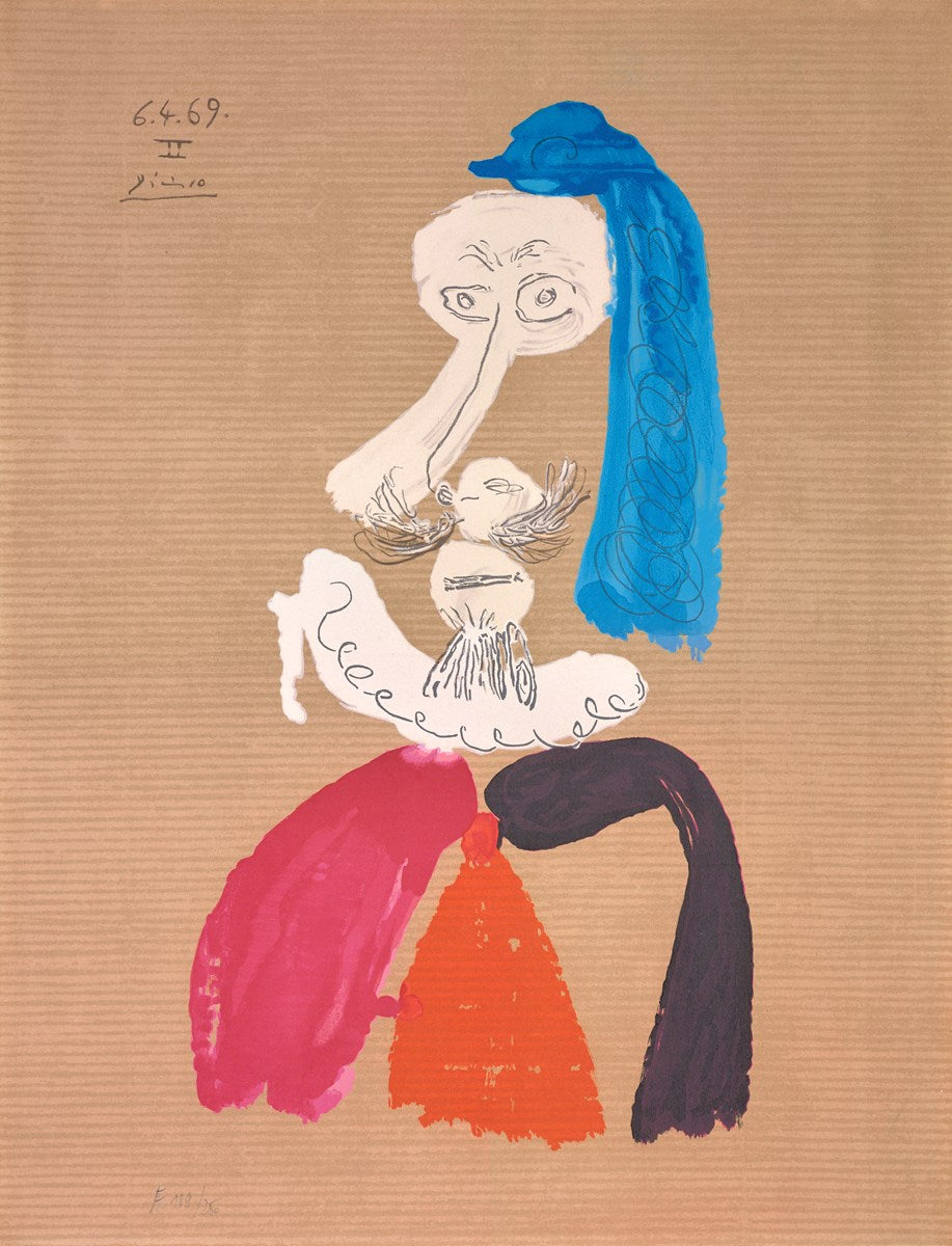 Portraits Imaginaire 6.4.69 II | Pablo Picasso – Clarendon Fine Art