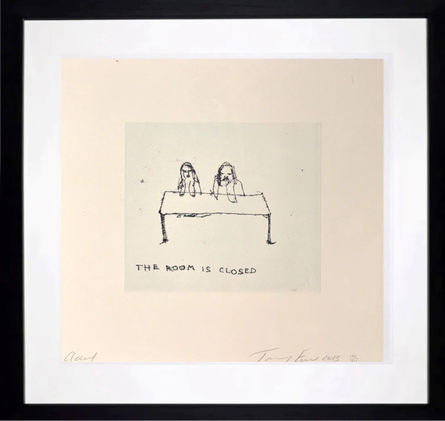 The Room is Closed (Framed)