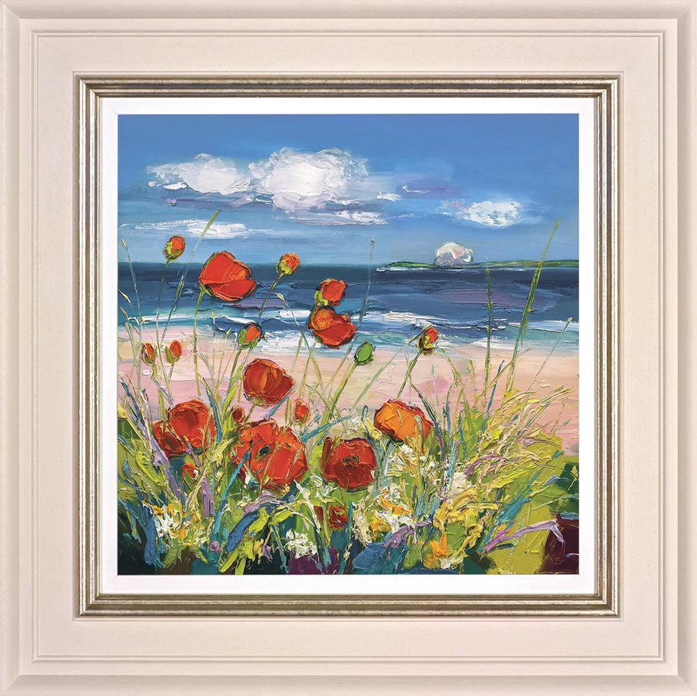 Poppies Amongst Sea Grasses (Framed)