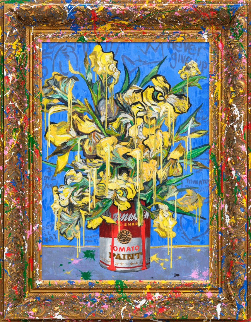 Iris - Yellow | Mr. Brainwash – Clarendon Fine Art