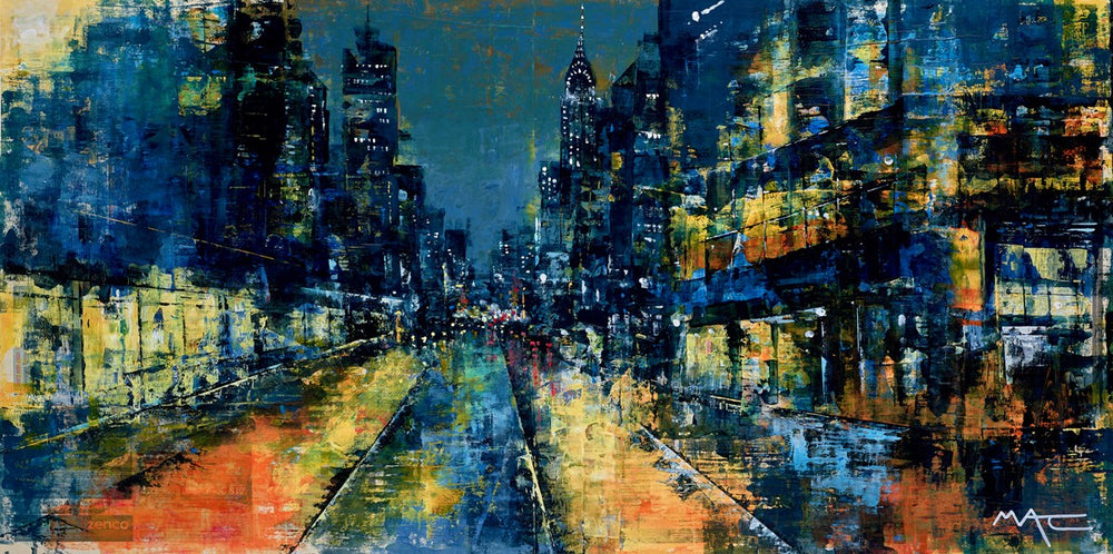 Sidewalks and Skyscrapers, NYC