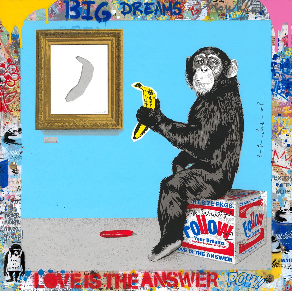 Bananappetit | Mr. Brainwash - Clarendon Fine Art
