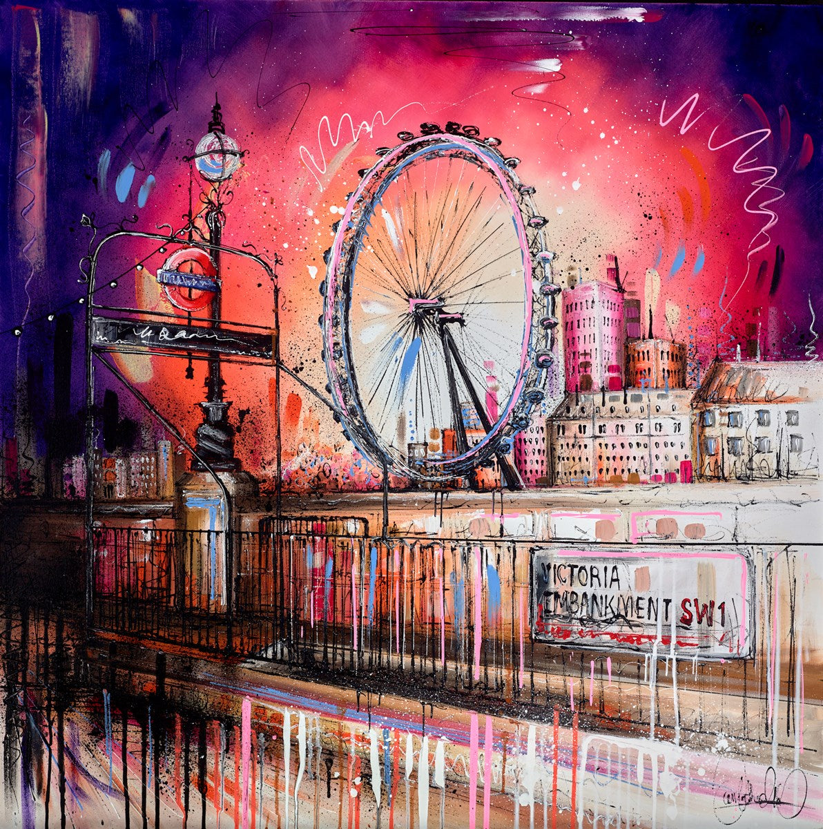 City Sundown Samantha Ellis Clarendon Fine Art