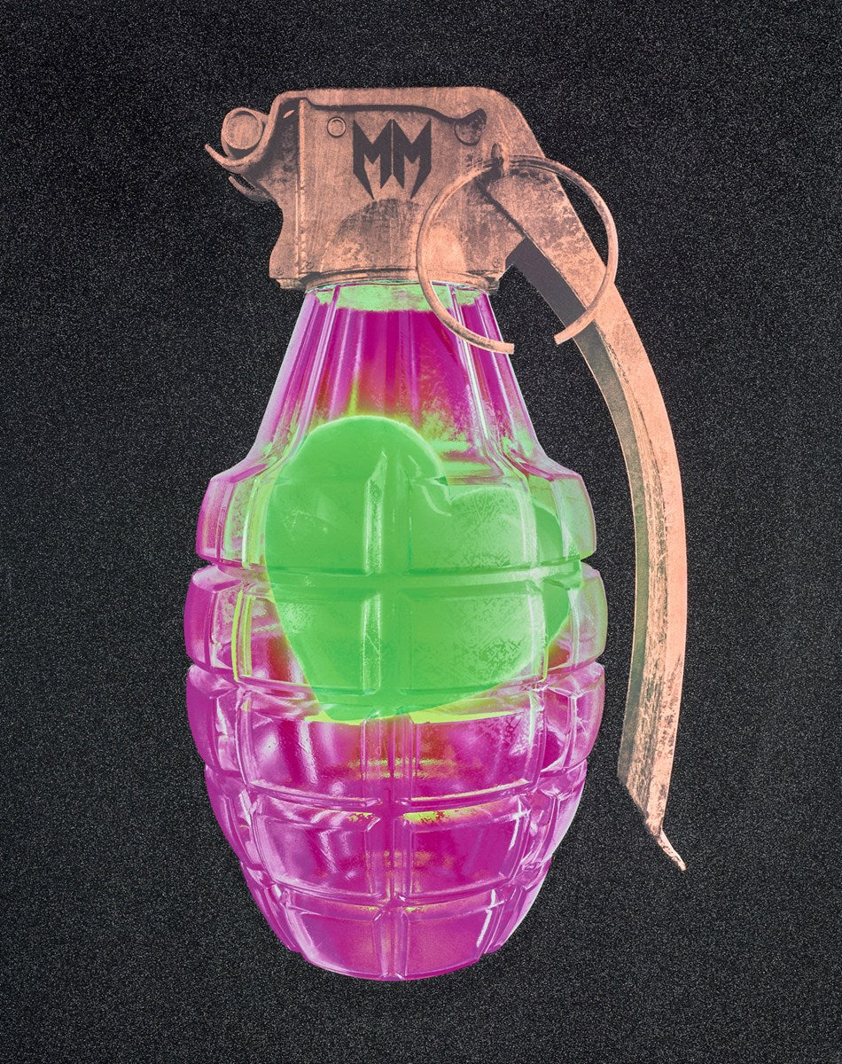 Love Grenade - Green Purple | Maxim – Clarendon Fine Art