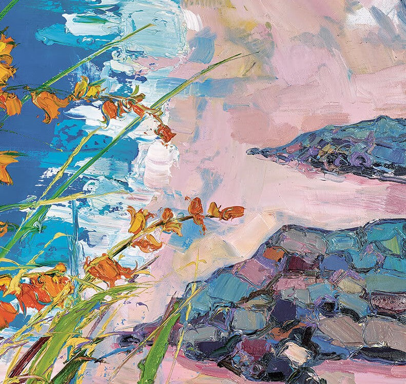 Summer Flowers By The Beach