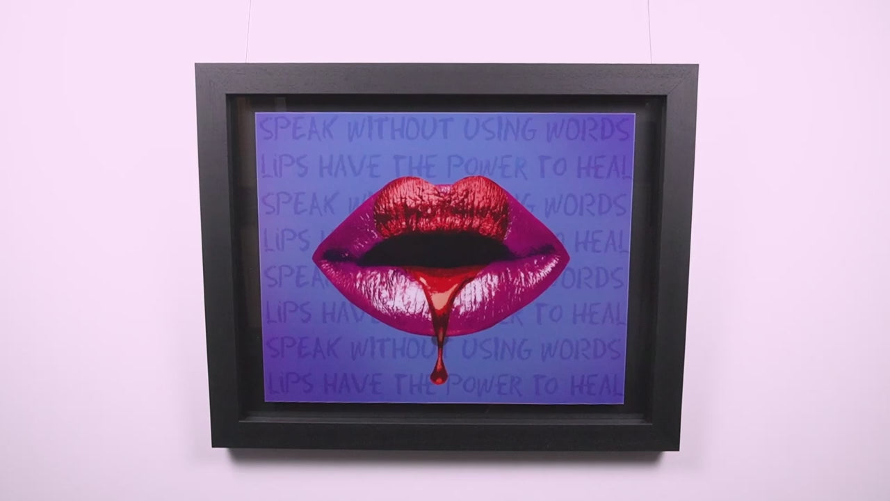 絵画 『Cold Lips!』 NORRY Read My Lips | Maxim – Clarendon Fine Art