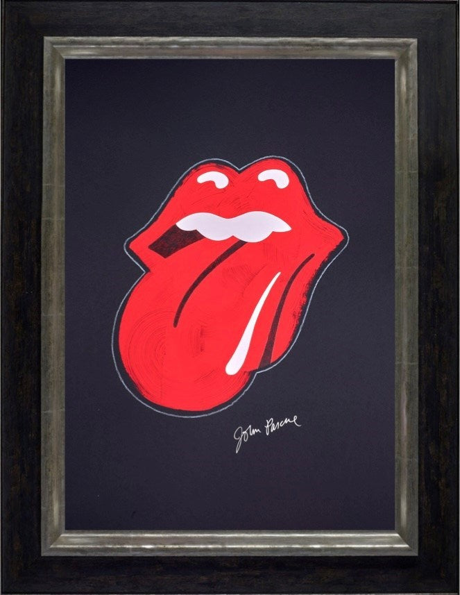 Rolling Stones Logo (Framed)