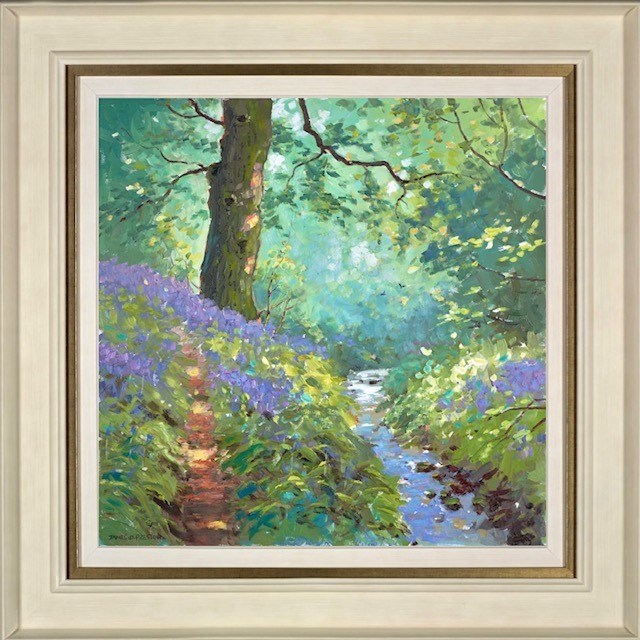 Bluebells Stream II James Preston Clarendon Fine Art