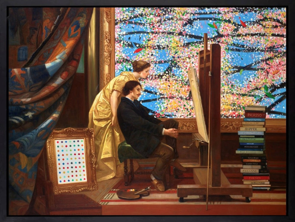 Artist and The Muse (Framed)