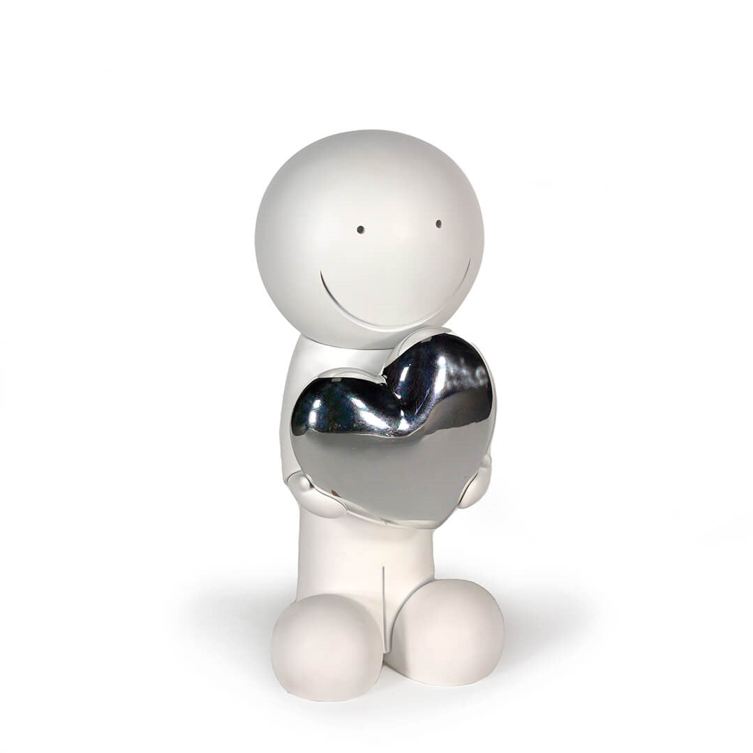 SOMEONE LOVES YOU　フィギュア　プレゼント//大美術館 One Love (White & Silver) | Doug Hyde – Clarendon Fine Art