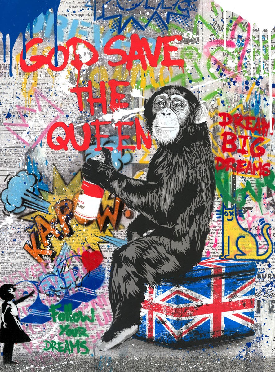 God Save The Queen | Mr. Brainwash – Clarendon Fine Art