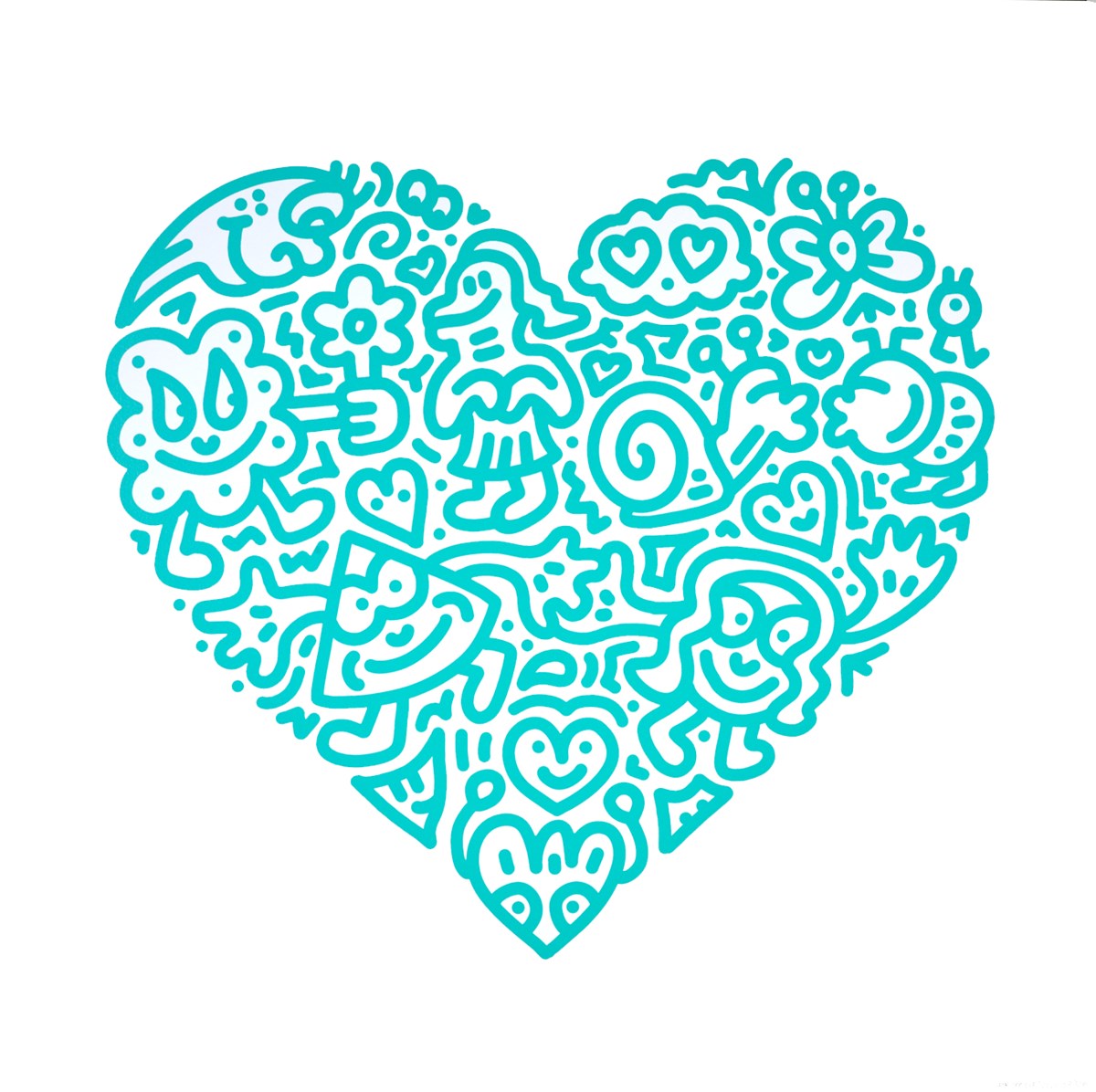 Bug Embrace (Green) | Mr Doodle – Clarendon Fine Art