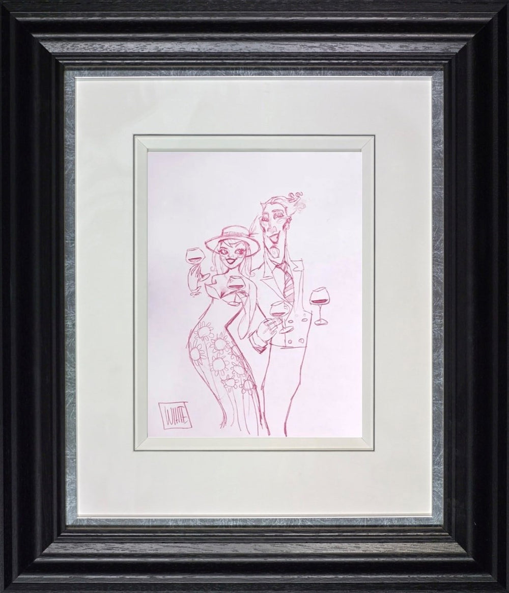 We Love To Drink Study (Framed)