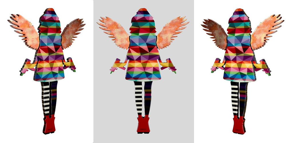 Angel Cake - Geo Stripe