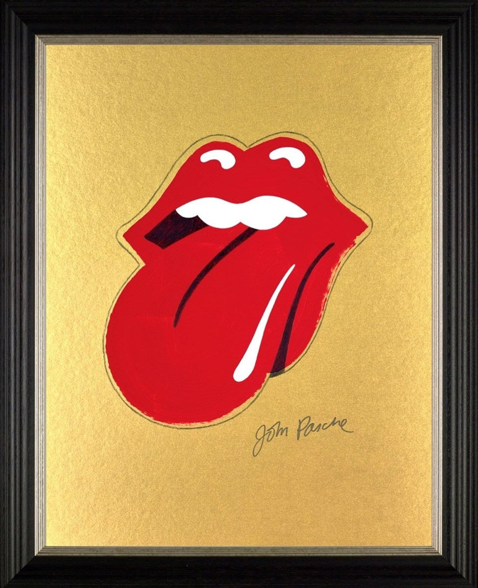 Rolling Stones Logo (Framed)