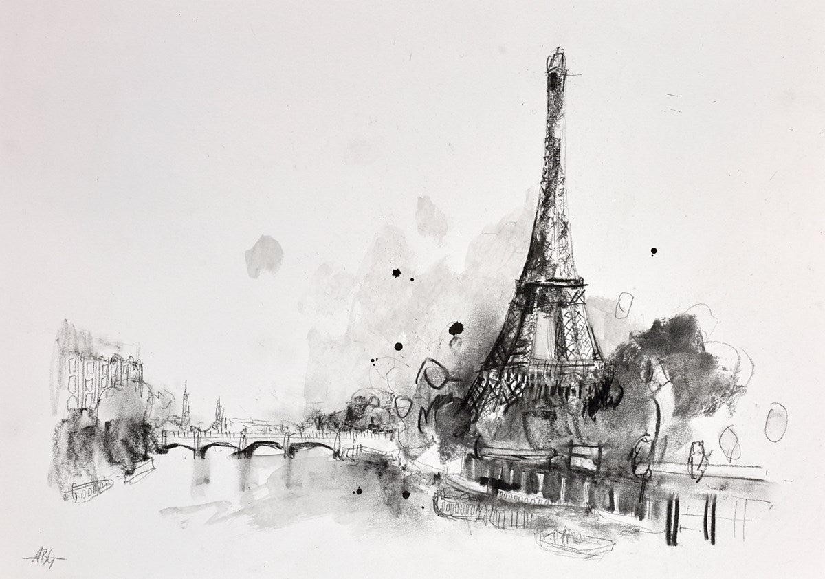 Eiffel Tower II (Sketch) | Anna Gammans - Clarendon Fine Art