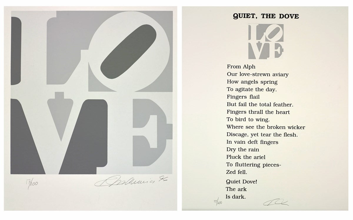 The Book Of Love, Plate 12, 1996 | Robert Indiana – Clarendon Fine Art