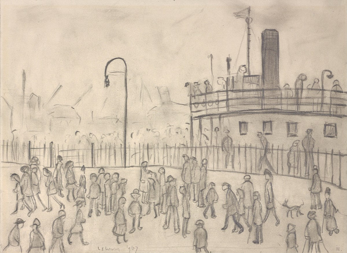 The Ferry, South Shields | L.S. Lowry - Clarendon Fine Art