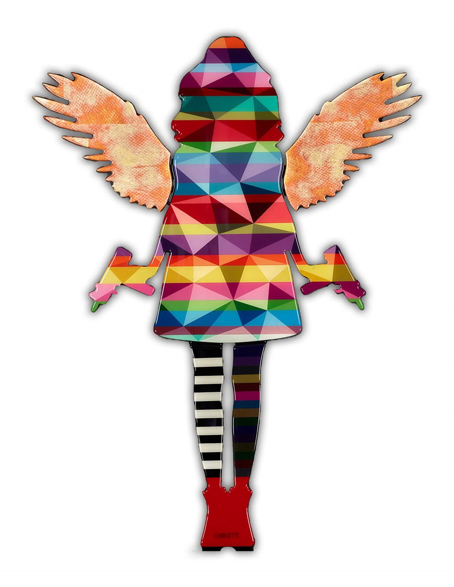 Angel Cake - Geo Stripe (Framed)