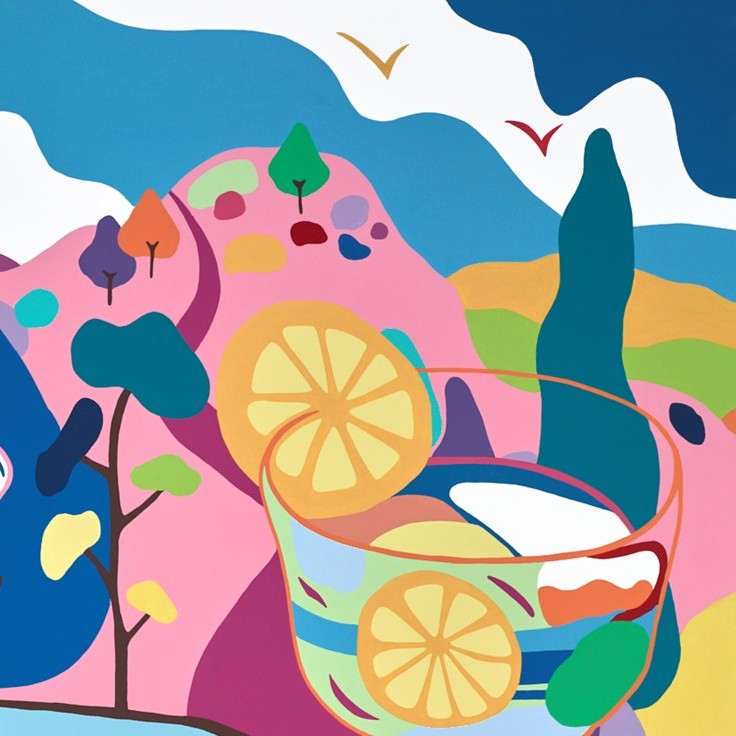 Cocktails And Mountain Views | Ana Fernandez – Clarendon Fine Art