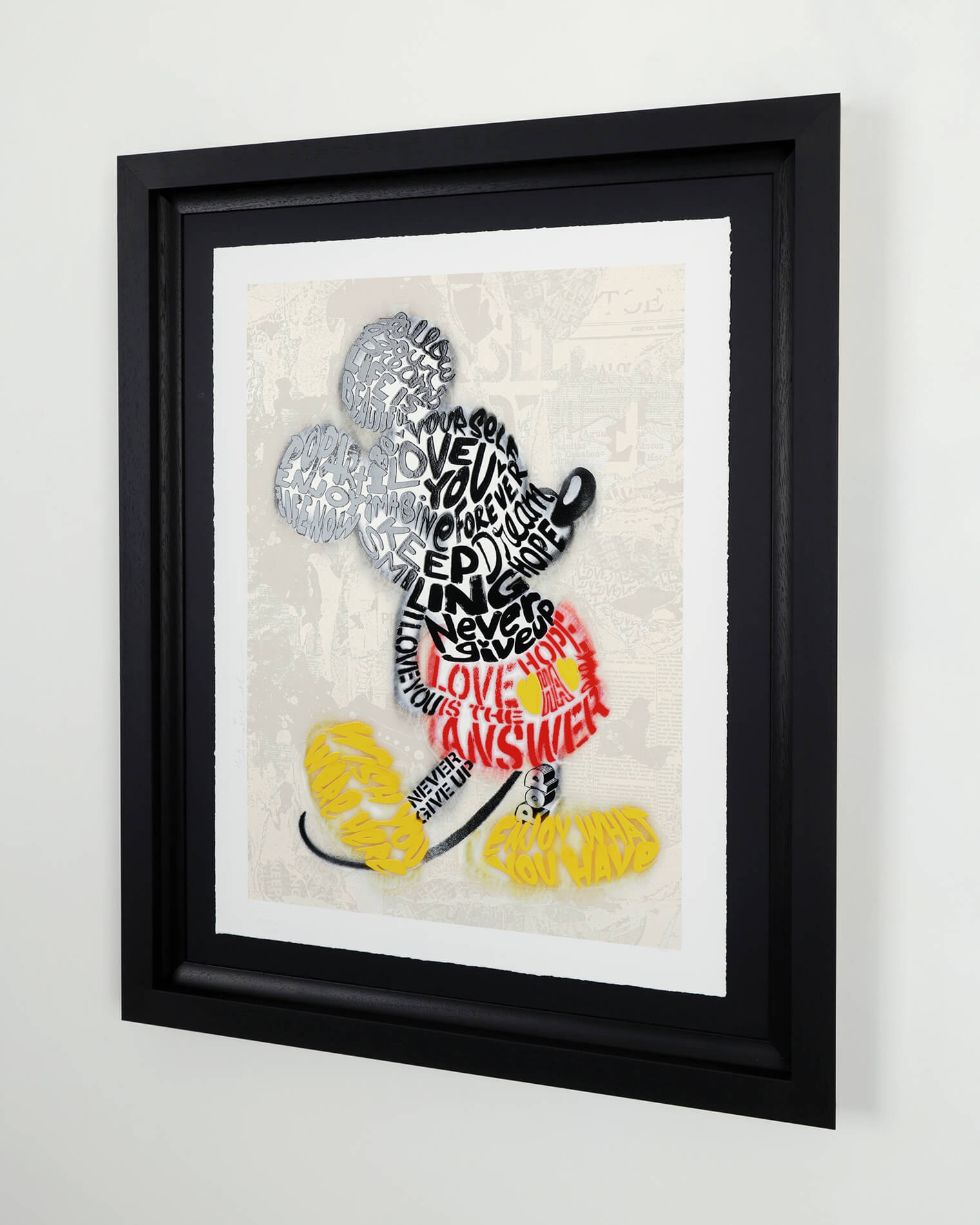 洋楽 DIE HARD BRAIN WASHED 12inch Written In Love | Mr. Brainwash – Clarendon Fine Art