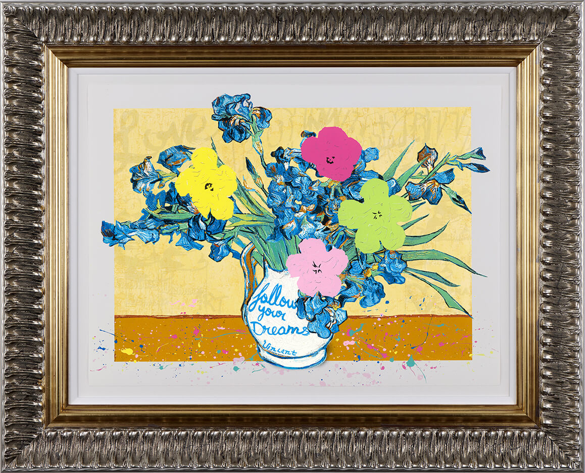 Irises Rewritten | Mr. Brainwash – Clarendon Fine Art