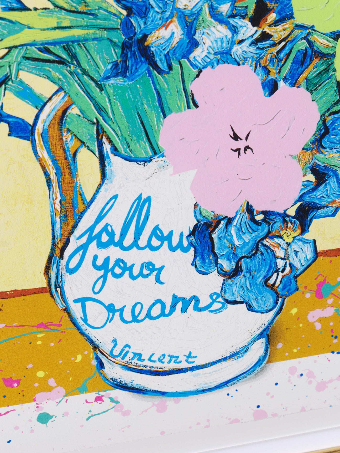 Irises Rewritten | Mr. Brainwash – Clarendon Fine Art