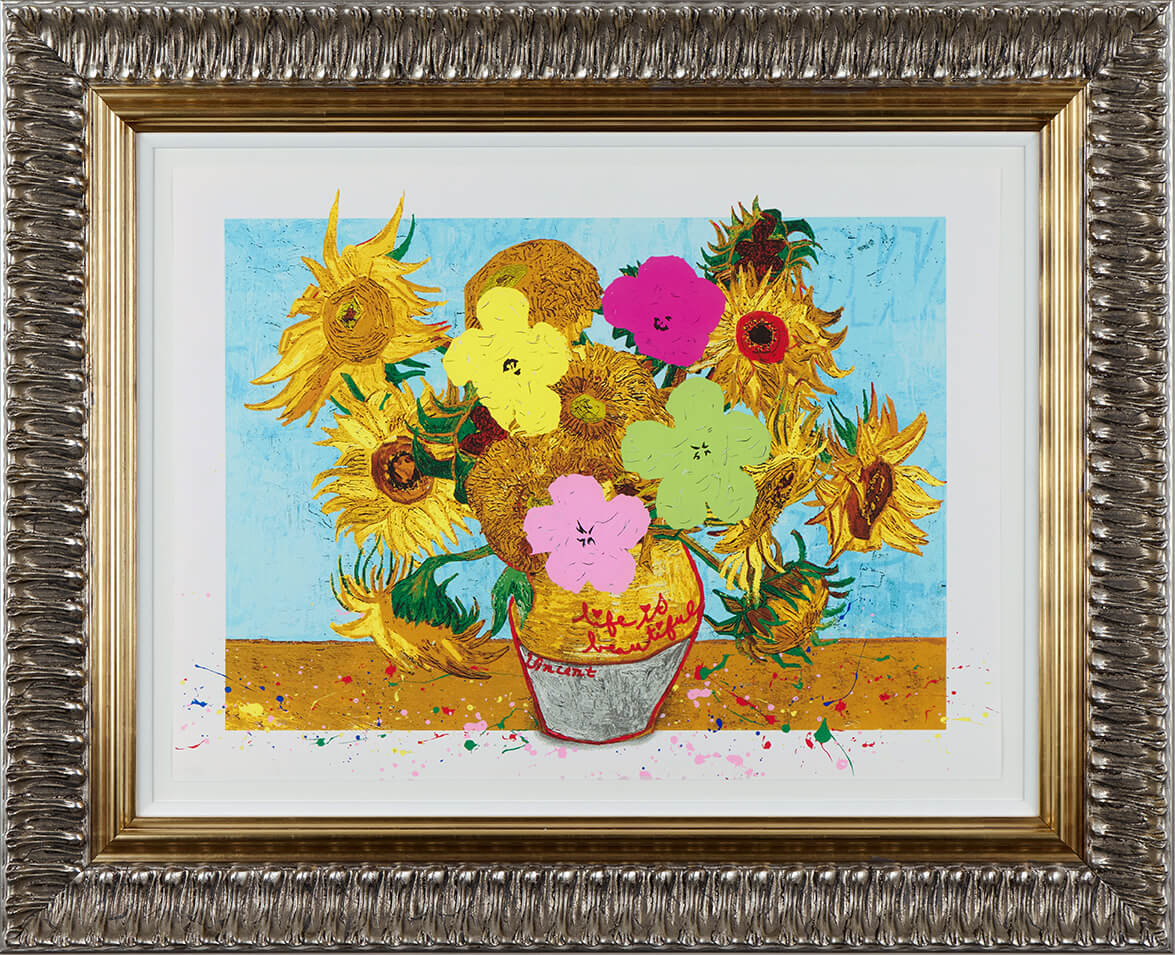 Sunflowers Reimagined | Mr. Brainwash – Clarendon Fine Art