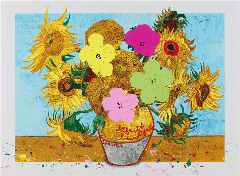 Sunflowers Reimagined | Mr. Brainwash – Clarendon Fine Art