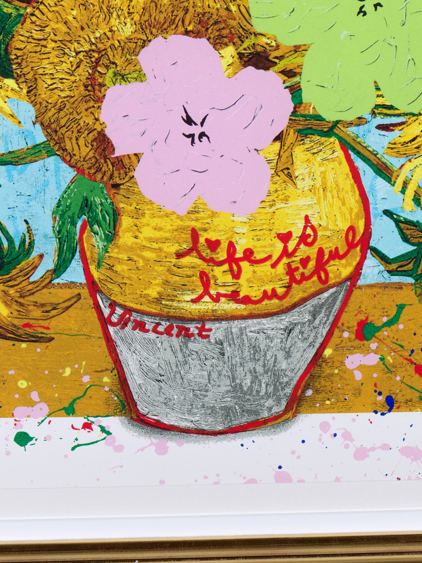 Sunflowers Reimagined | Mr. Brainwash – Clarendon Fine Art