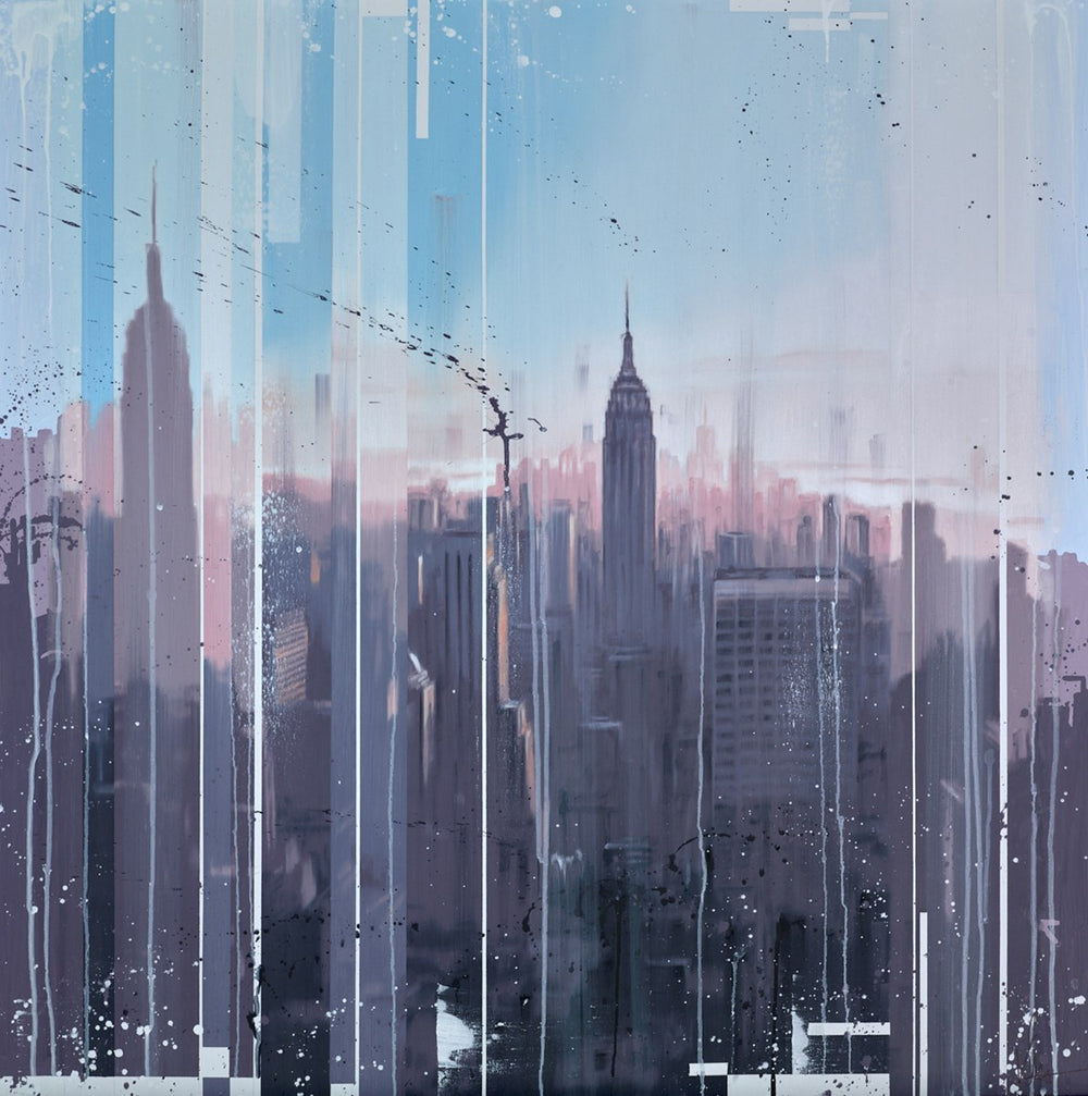 Day break at the Empire State building