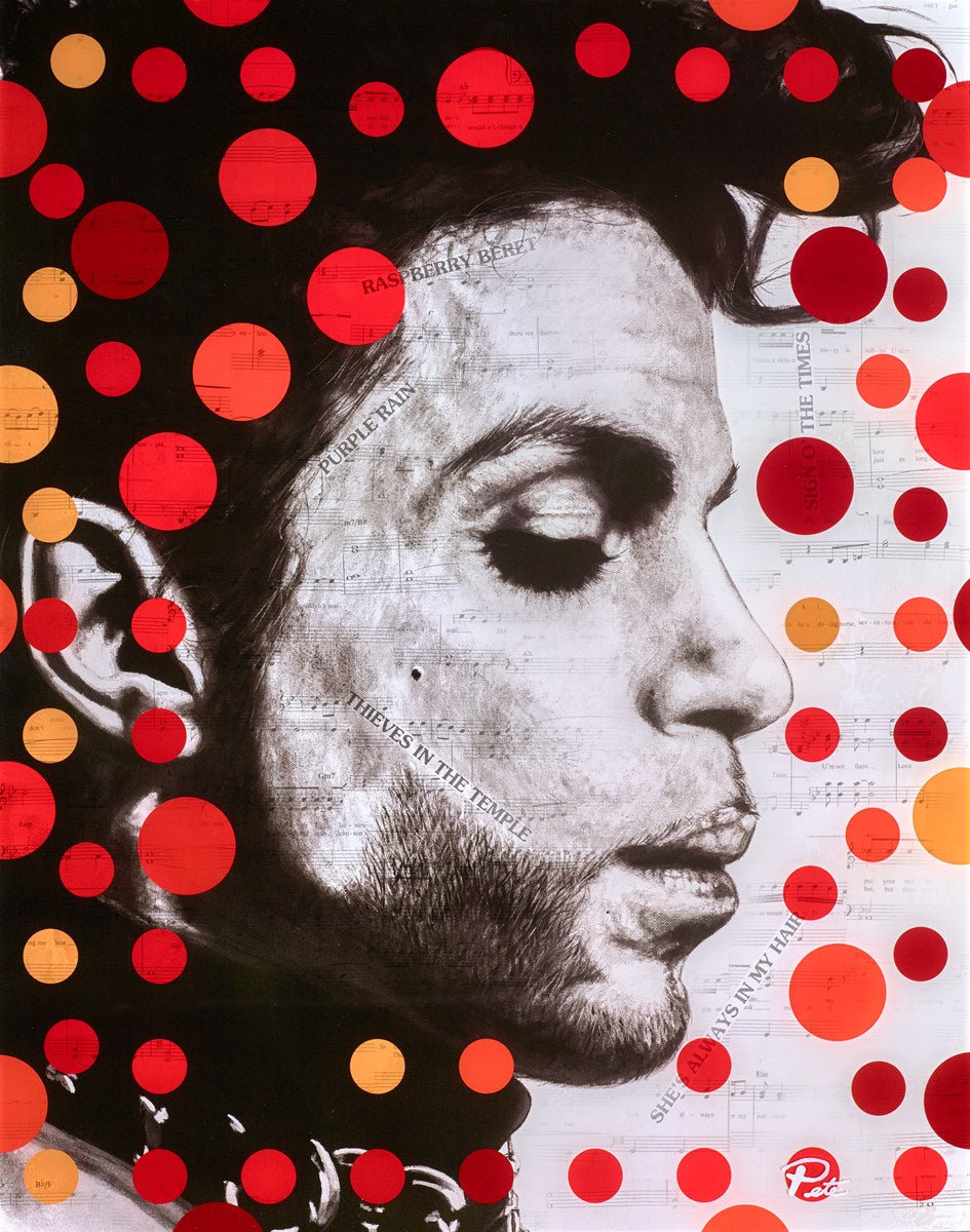 Prince - Raspberry Beret | Pete Humphreys – Clarendon Fine Art