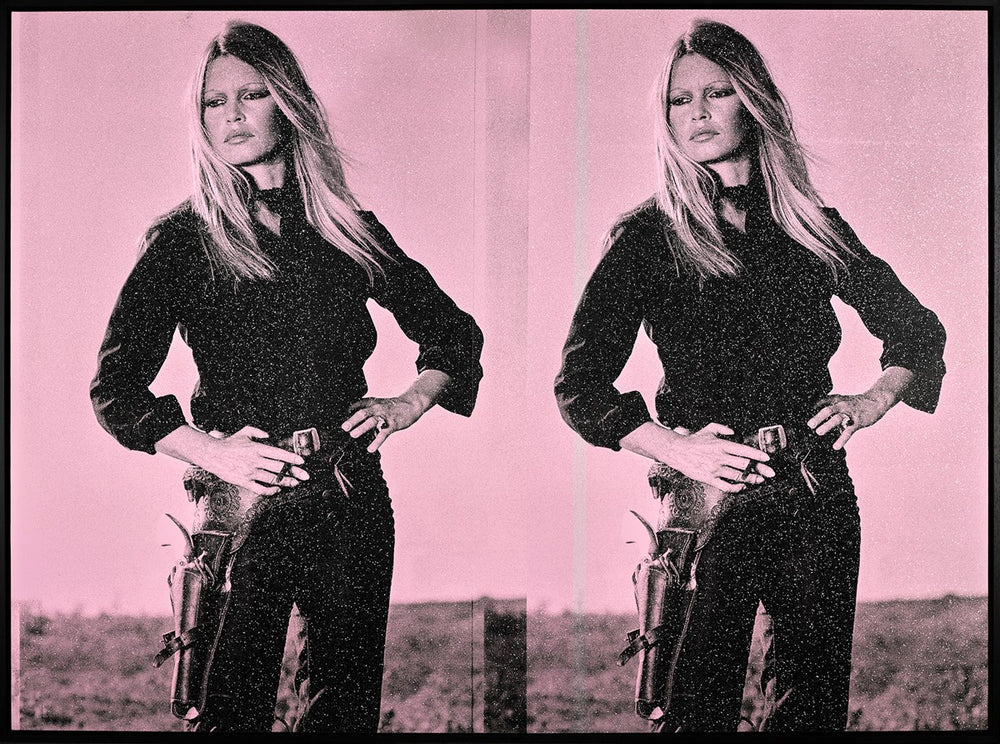 Bardot Cowgirl Diptych, 2023 Wild Pink
