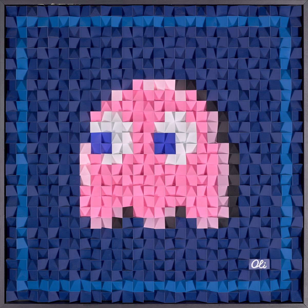 Pacman Ghost - Pink | Oli Arshinov – Clarendon Fine Art