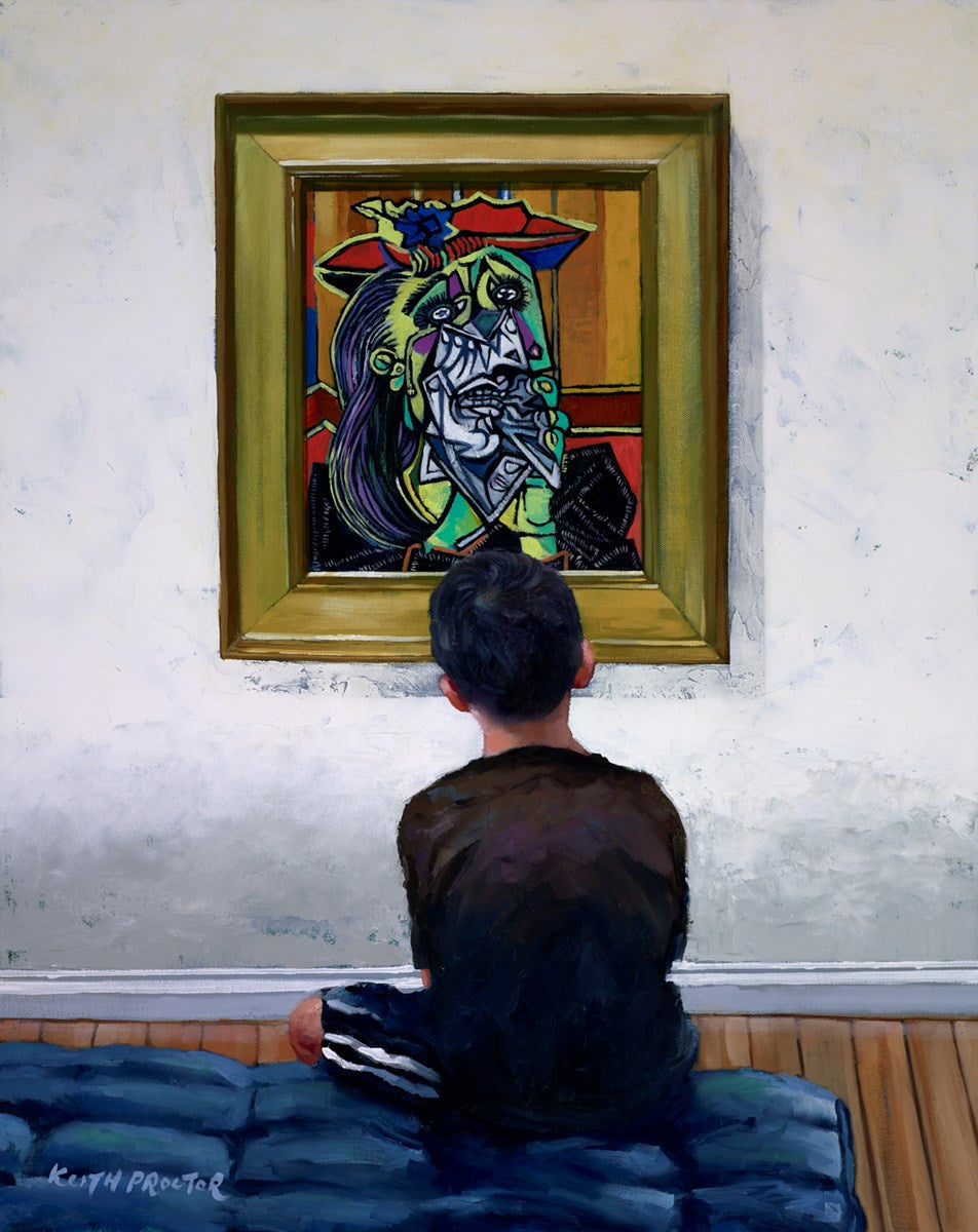 Lost In Thought (Picasso's The Weeping Woman)