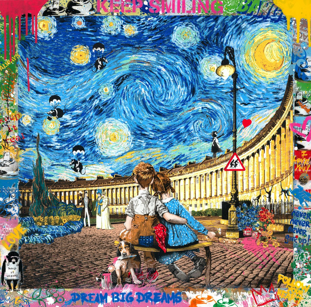 Dreaming Of A Starry Night | Mr. Brainwash Clarendon Fine Art Dreaming Of A Starry Night | Mr. Brainwash Clarendon Fine Art