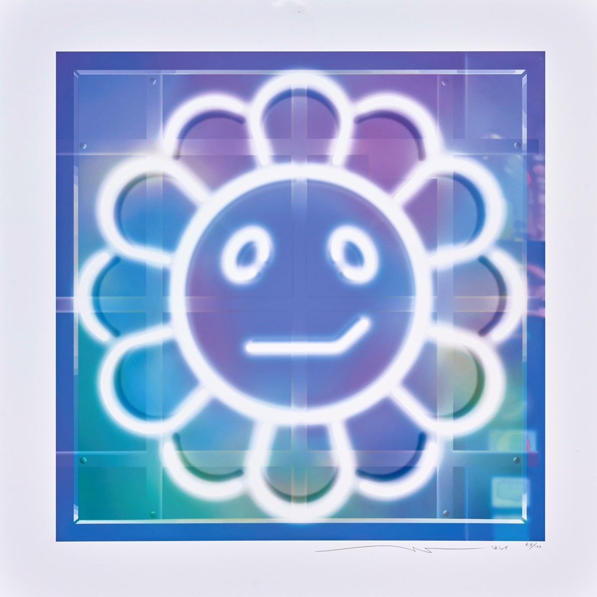 Murakami Flower #1083 (Neon) | Takashi Murakami – Clarendon Fine Art