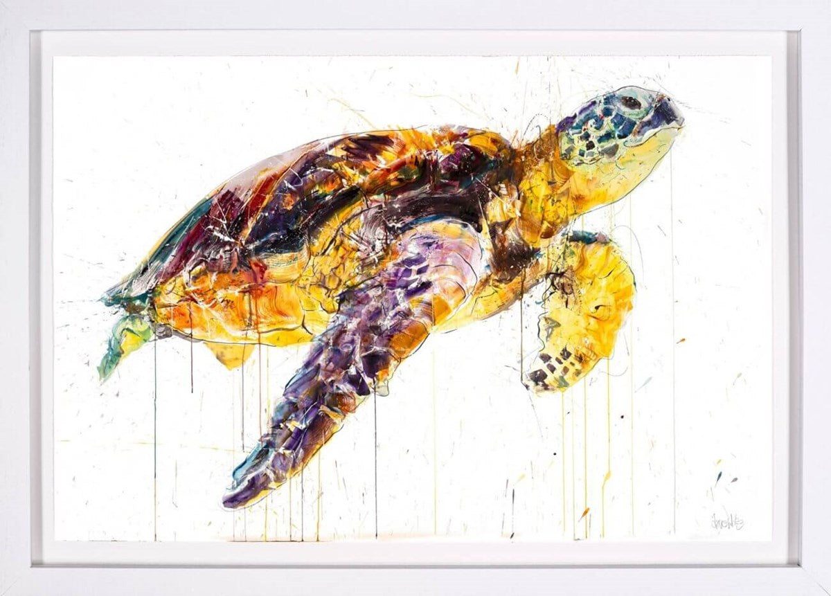 Sea Turtle 2020 (AP) (Framed)