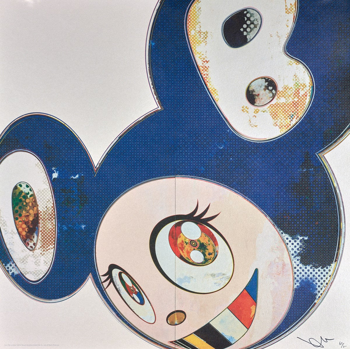And Then X6 Blue | Takashi Murakami – Clarendon Fine Art