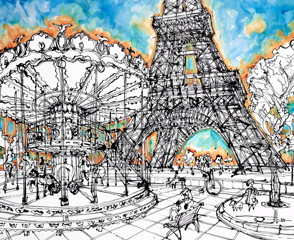 Caroussel de la Tour Eiffel, Paris